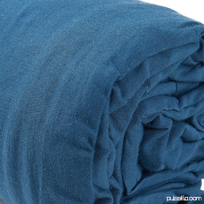 WEANAS Lightweight Warm Roomy Cotton Sleeping Bag Liner, Travel Sheet Sleep Sack, Rectangular 83 X 40 (30), Comfortable, for Travel, Youth Hostels, Picnic, Planes, Trains (Blue)